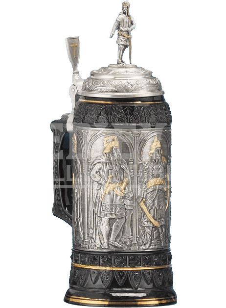 Crusaders Beer Stein - Beer (669x669), Png Download