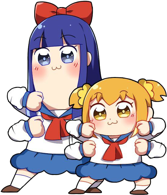 #poputepipikku #pop Team Epic #popuko #pipimi #anime - Picture Editor (700x700), Png Download