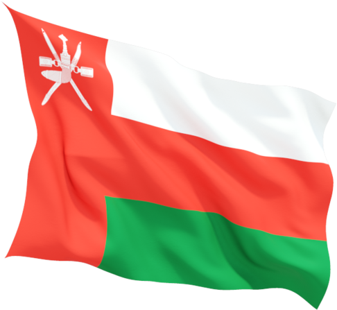 Oman Flag Png Images - علم سلطنة عمان Png (640x480), Png Download