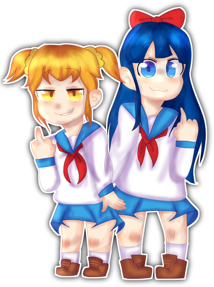Pop Team Epic - Medibang Inc. (904x1279), Png Download