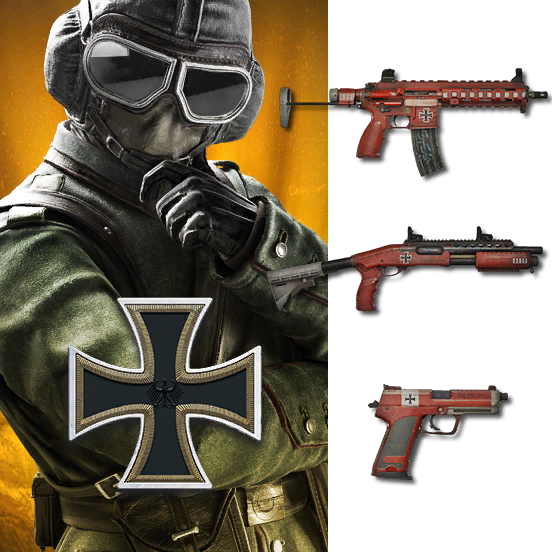 Usefuljäger Elite Texture/pictures For Content Creator - Rainbow Six Siege Jäger Elite Skin (552x552), Png Download