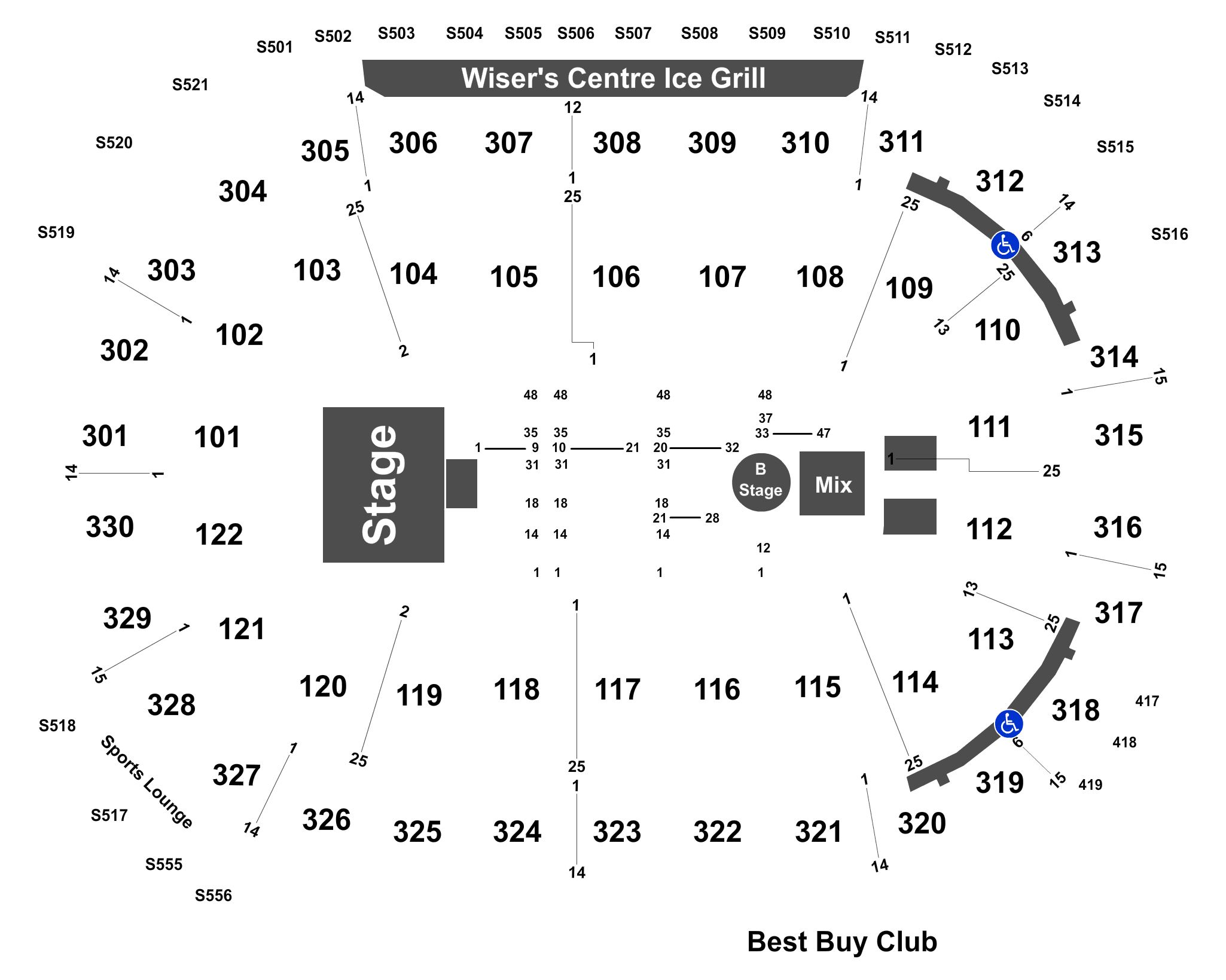 Rogers Arena (2100x1676), Png Download