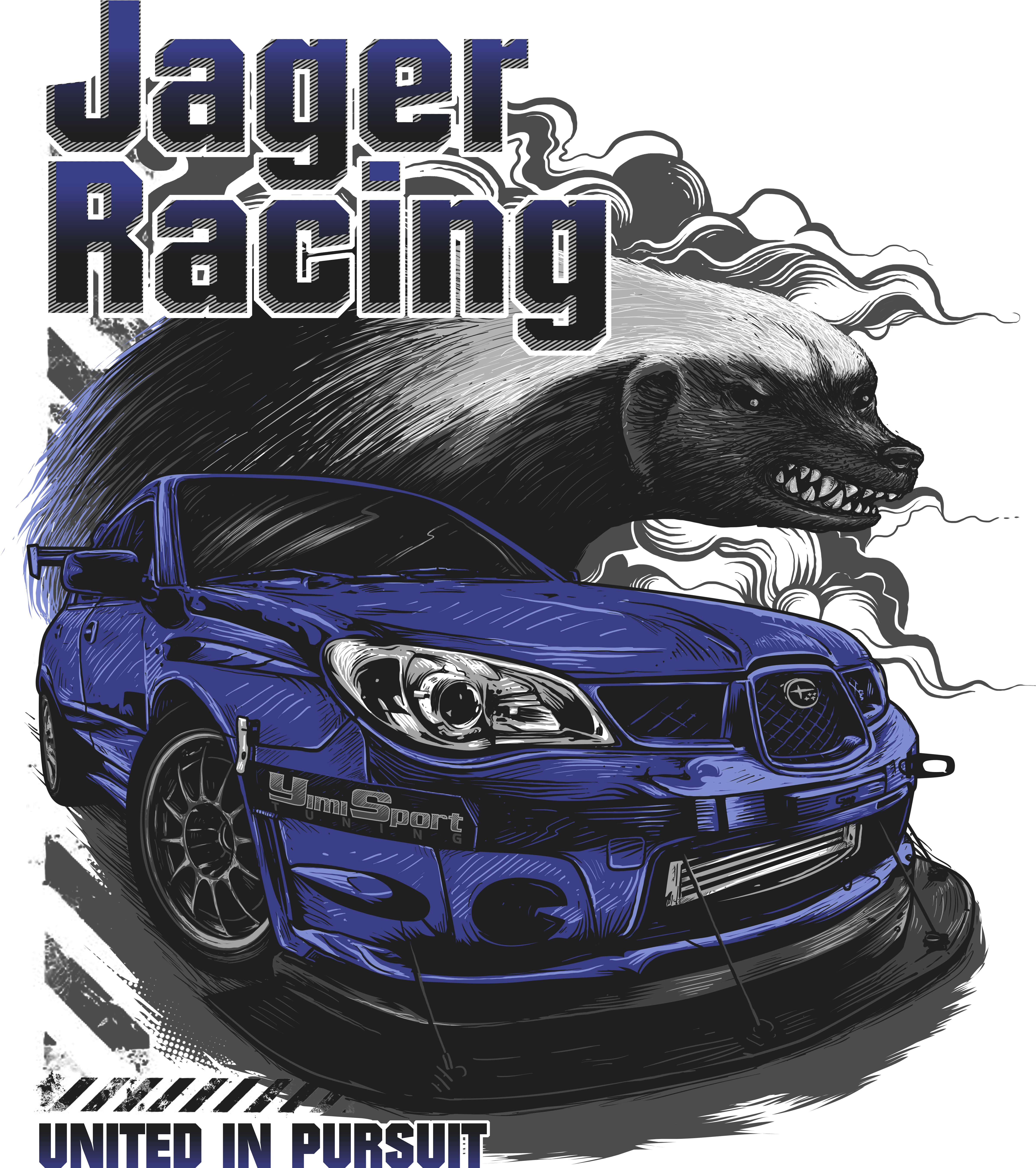 Front Design Png - Subaru Impreza Wrx Sti (5391x6496), Png Download