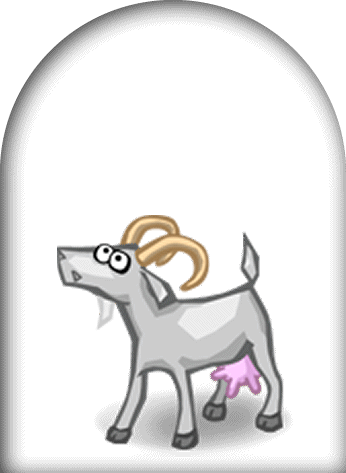 Run The Monty Hall Game And Simulation , Over And Over - Goat Icon (346x473), Png Download