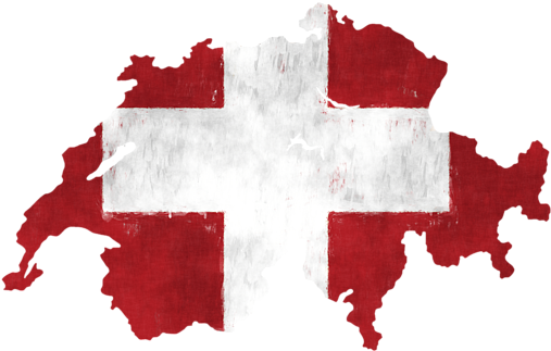 Bleed Area May Not Be Visible - Switzerland Map Vector (600x444), Png Download