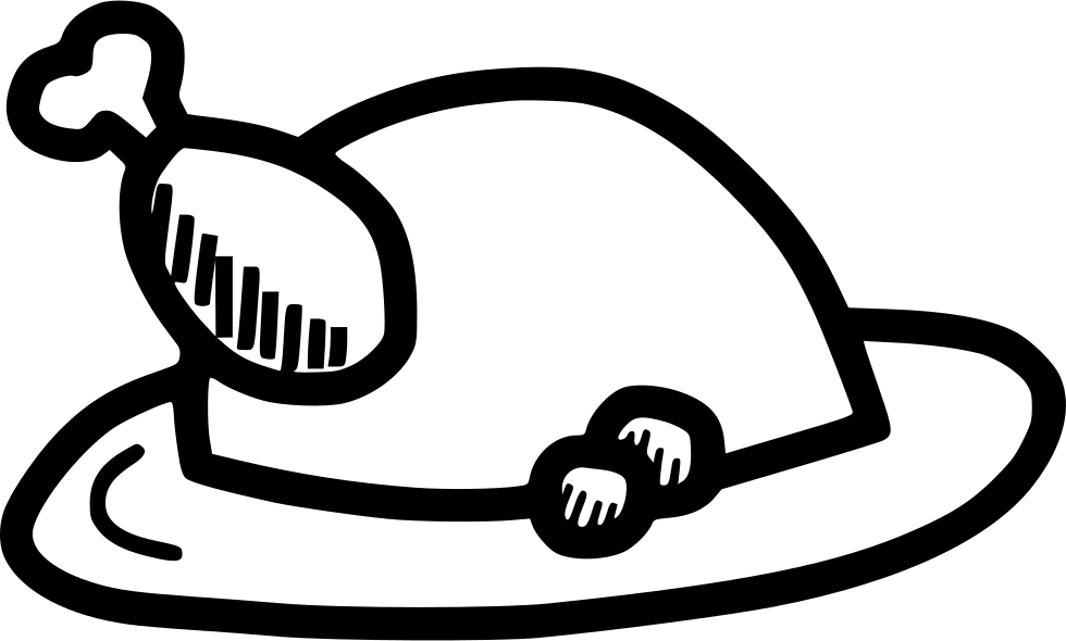 Png File - Roasted Turkey (980x590), Png Download