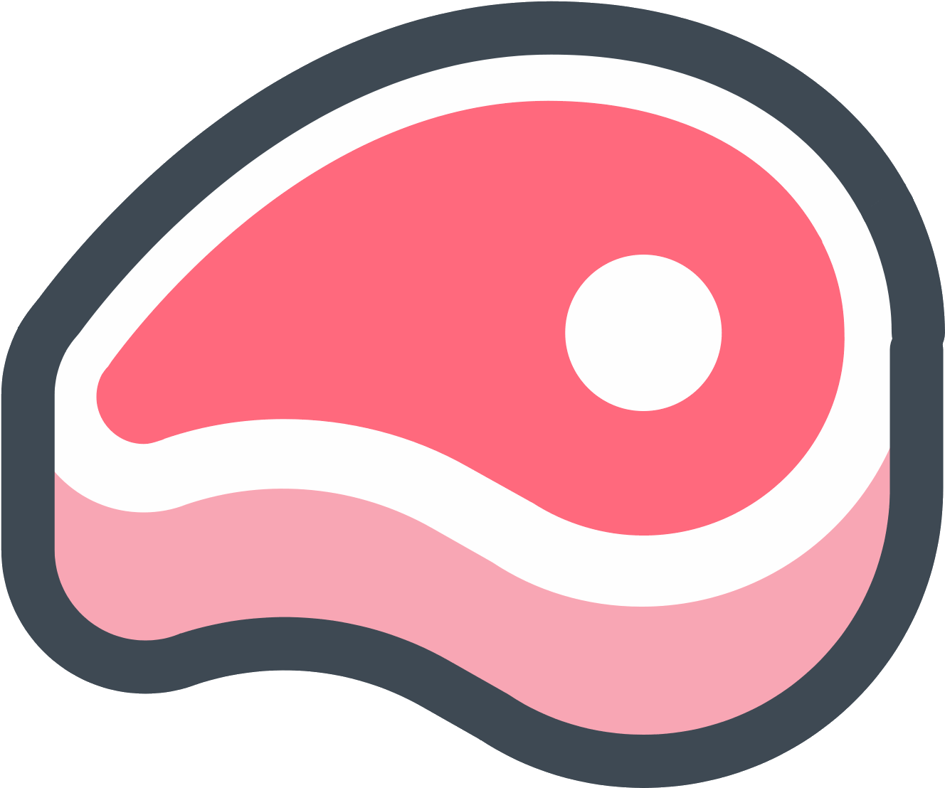 Png 50 Px - Meat (1600x1600), Png Download