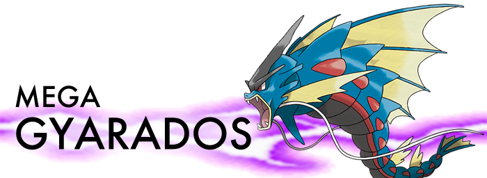 Mega Gyrados - Illustration (700x256), Png Download