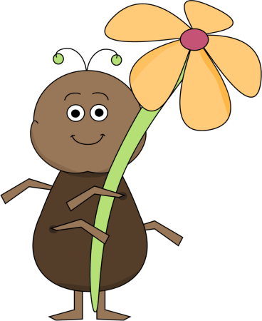 Picnic Clipart Cute - Cute Bugs Clipart Png (368x450), Png Download