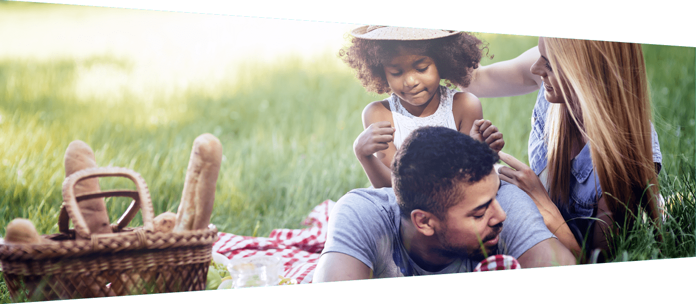 Attend An Outdoor Concert Or Picnic In The Park - Famille Campagne (1371x600), Png Download