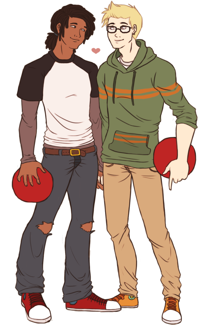 Virgil Hawkins X Richie Foley - Static Shock Virgil And Richie (715x1116), Png Download