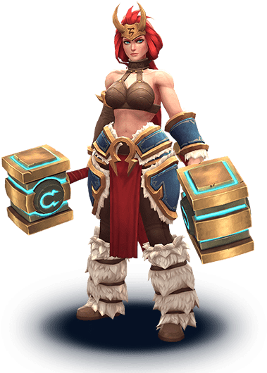 Freya Battlerite (419x551), Png Download