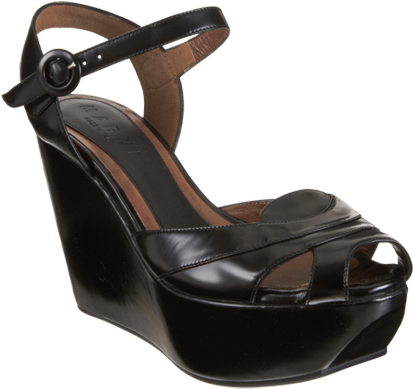 You Can Buy Elle's Marni Wedges From Barneys - High Heels (412x400), Png Download