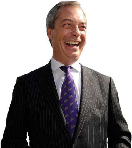 311 - Nigel Farage White Background (459x514), Png Download