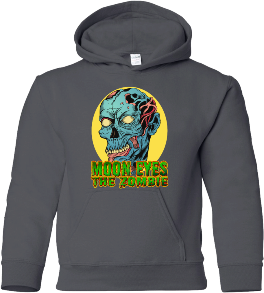 Moon Eyes The Zombie - Hoodie (1024x1024), Png Download