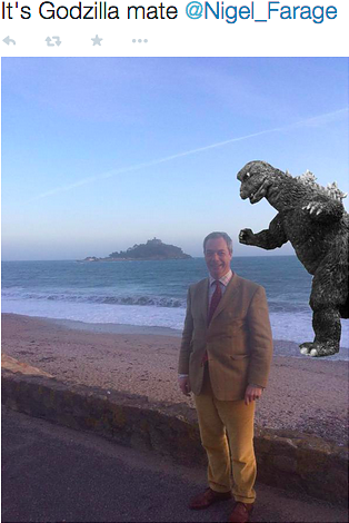 Nigel Farage Tweeted A Simple Question And People Unsurprisingly - Vacation (376x481), Png Download