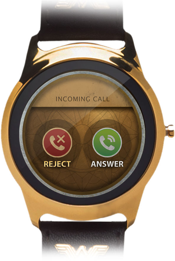 Wonder Woman Smartwatch - Analog Watch (750x880), Png Download