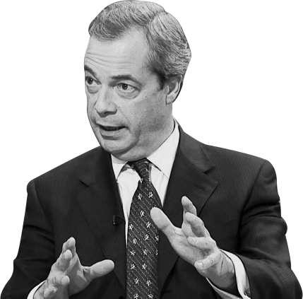 Nigel Farage - Gentleman (429x423), Png Download
