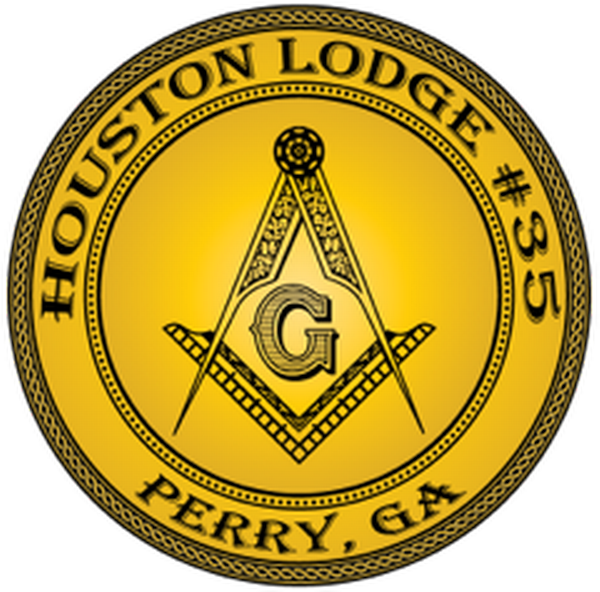 Houston Masonic Lodge - Houston Lodge 35 (600x592), Png Download