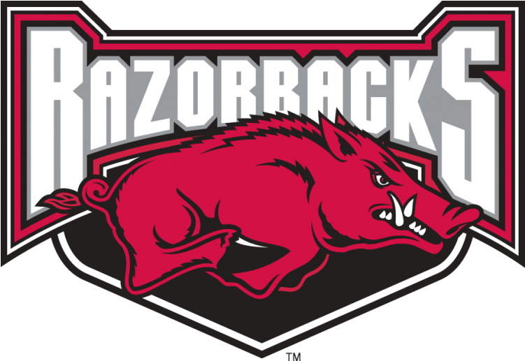 Arkansas Razorbacks Iron Ons - Logo Arkansas Razorbacks (750x930), Png Download