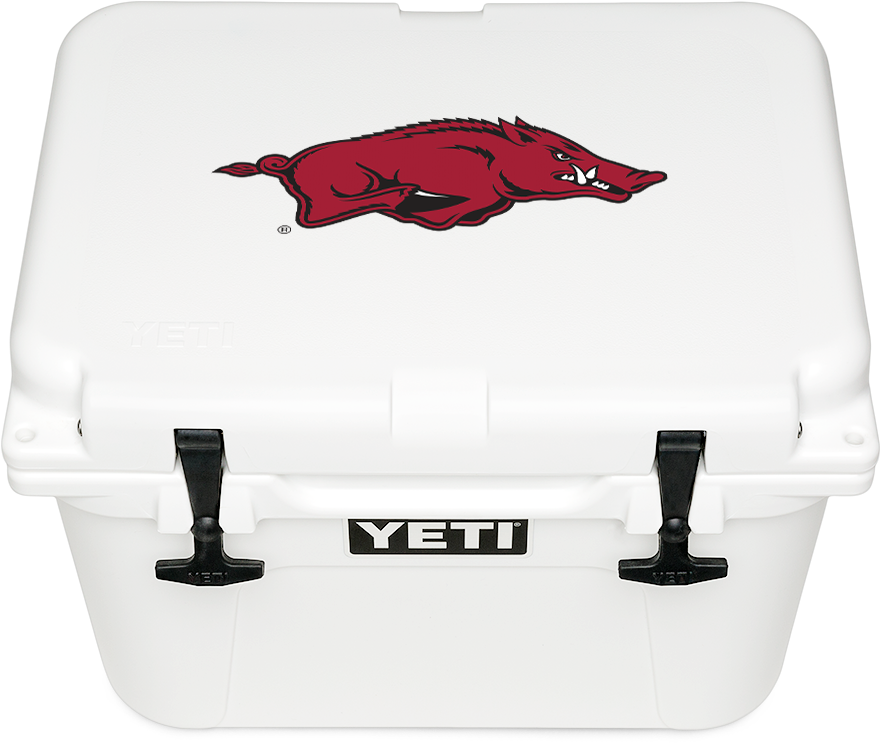 Arkansas Coolers - Yeti Collegiate Series Tundra 45 Cooler, Arkansas (1680x1024), Png Download