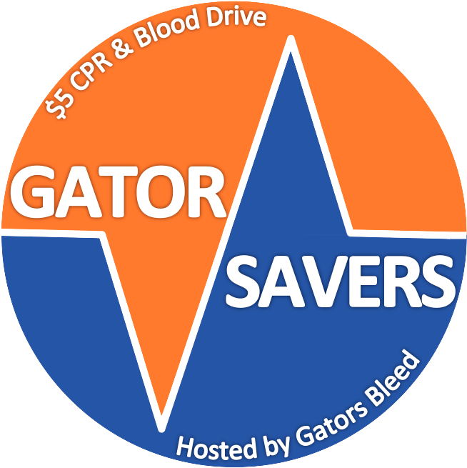 Gatorsavers, Produced By Gators Bleed Orange And Blue, - Circle (676x672), Png Download