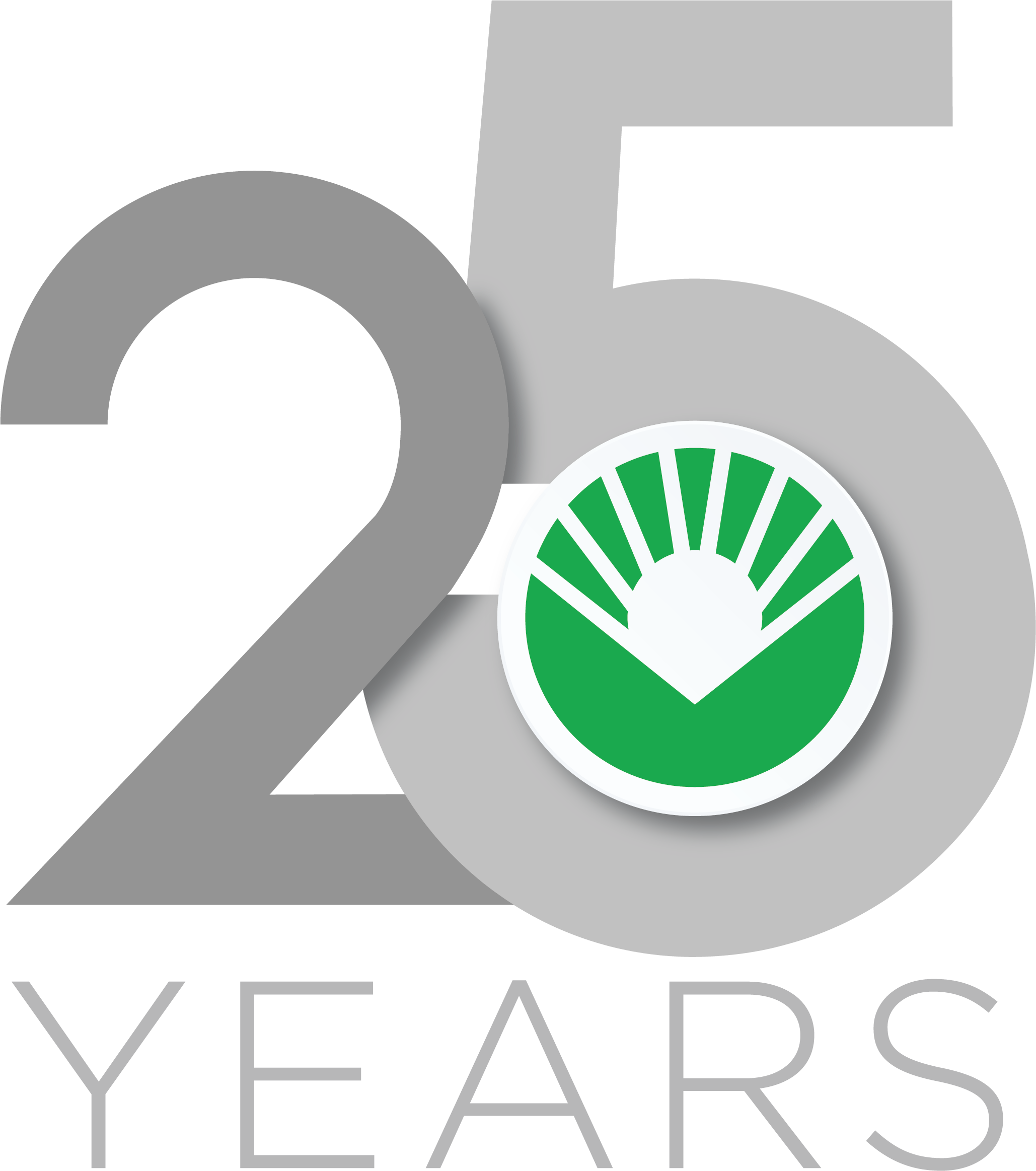 Celebrating 25 Years - Design (2058x2326), Png Download