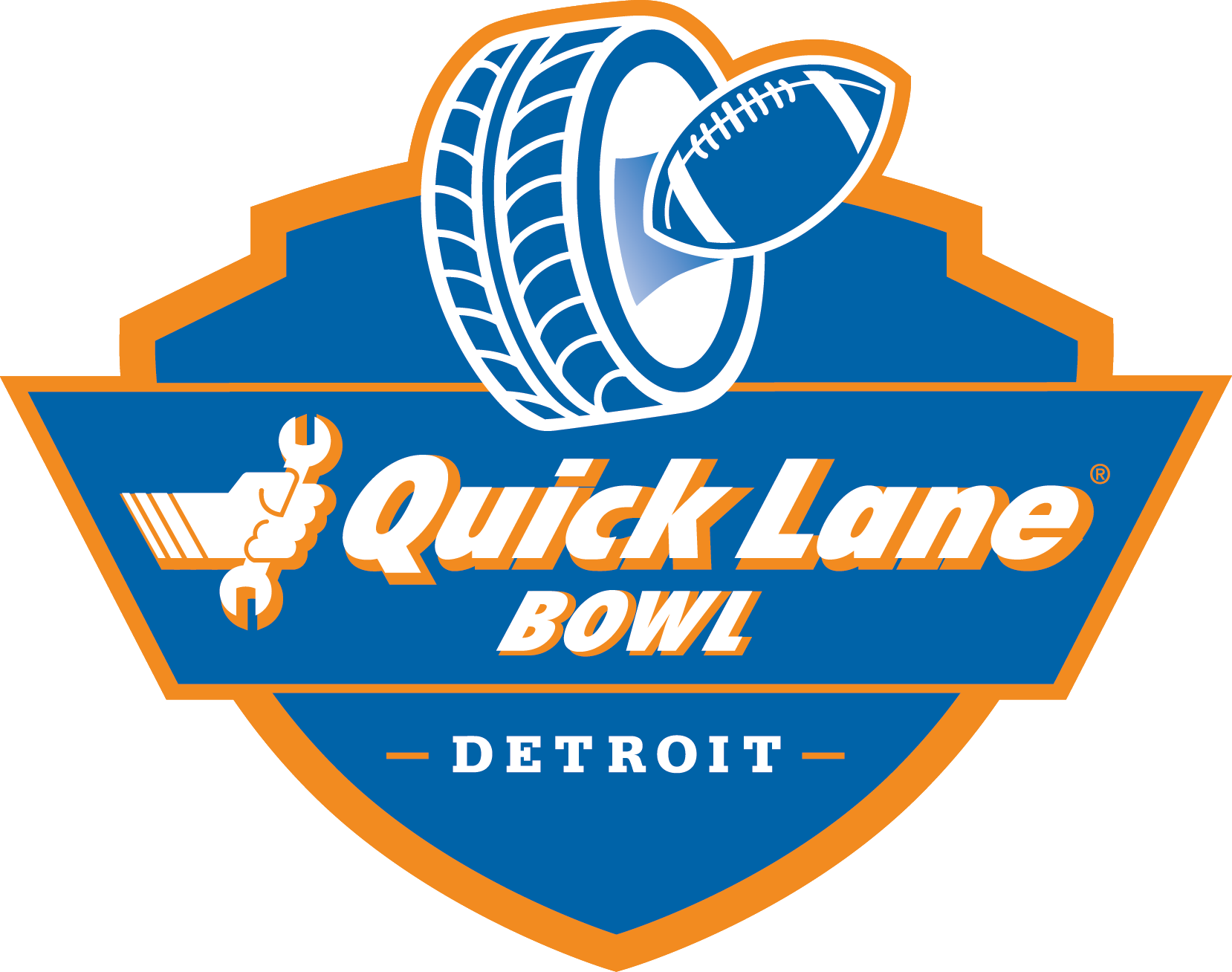 The Huskies Will Face An Atlantic Coast Conference - Quick Lane Bowl Logo (1658x1308), Png Download