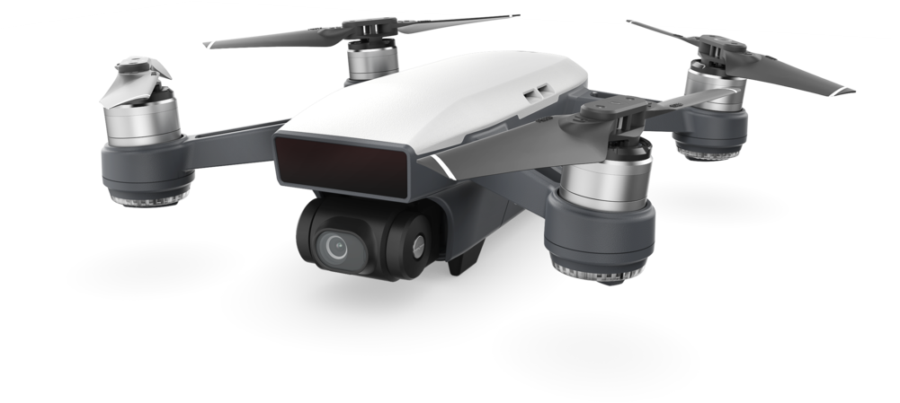 Spark Still White 02 - Skypixel Drone (1000x563), Png Download
