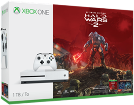 1 Xbox One Halo Wars 2 Bundle Header - Xbox One S Com Halo Wars 2 (1200x675), Png Download