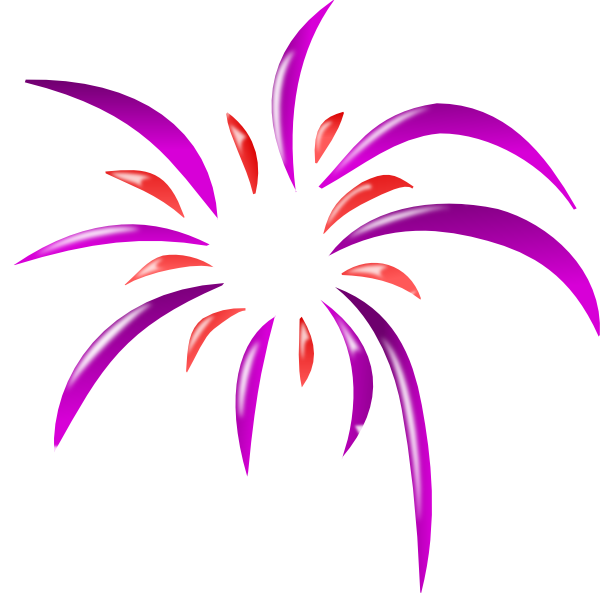 Firework - New Year Icon Png (600x593), Png Download