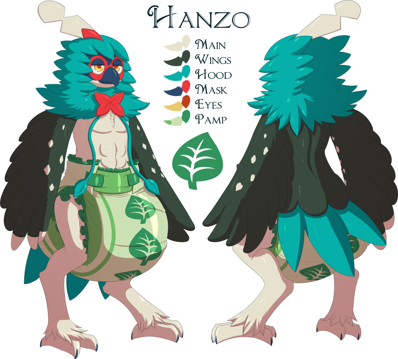 Hanzo Reference - Shiny Decidueye (1280x1154), Png Download