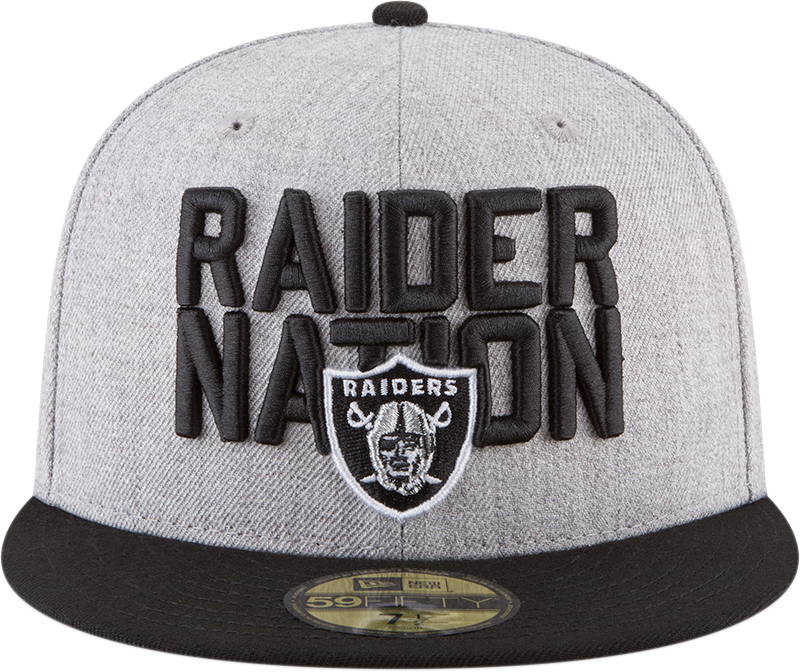 Oakland Raiders - Raiders Draft Hat 2018 (800x672), Png Download