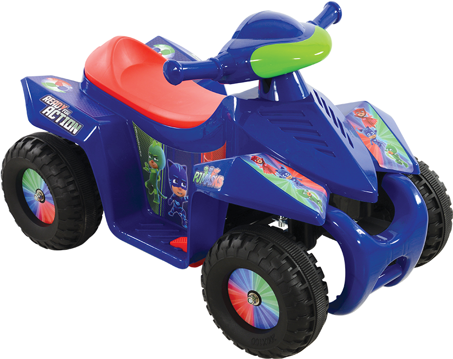 Mini Quad 6v Battery Powered Ride-on Domestic - Pj Mask Power Wheels (900x976), Png Download