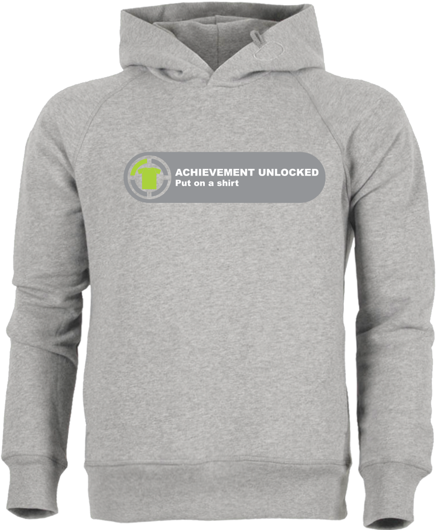 Le Lenny Face Stanley Hoodie Heather Grey (350x350), Png Download