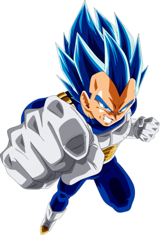Pin By Pablo Espasandin On Dragon Ball - Vegeta Ssj Blue Full Power Png (326x479), Png Download