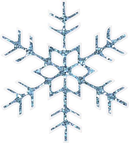 Glitter Snowflake Png - Snowflake (452x500), Png Download