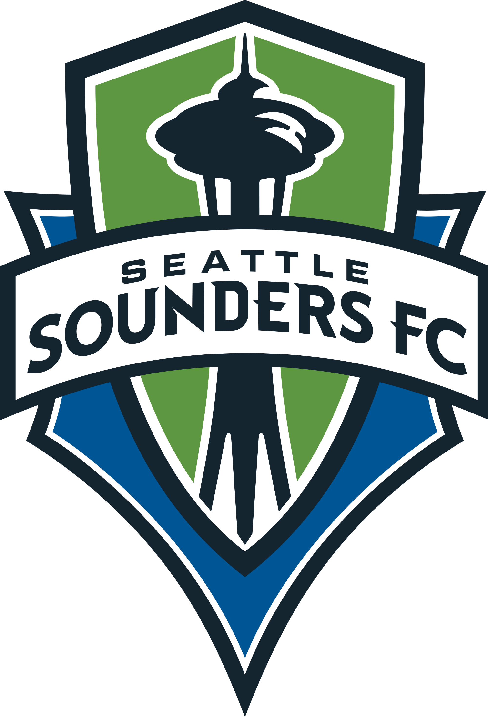 Seattle Sounders Clip Art Cliparts - Seattle Sounders Logo (2000x2941), Png Download