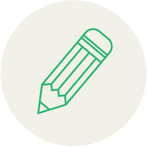 Feature Personalization - Pencil Outline Clipart (500x500), Png Download