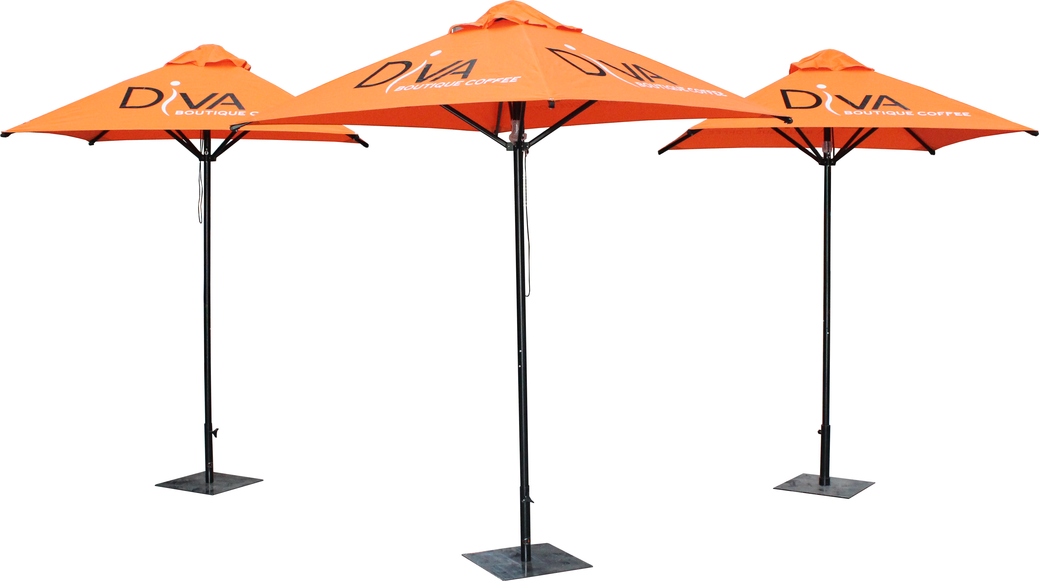 Drink Umbrellas Png - Umbrella Coffee Shop (3607x2018), Png Download