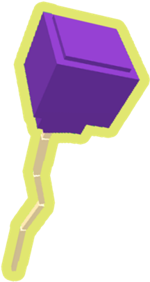 Purple Balloon Mushroom - Colorfulness (420x420), Png Download