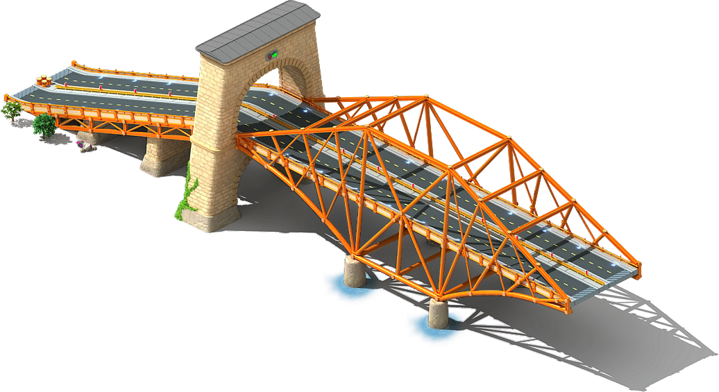 Alman Bridge Left Hand Span L1 - Contract Bridge (1036x565), Png Download