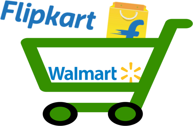 Amazon Flipkart Walmart Min Min (676x443), Png Download