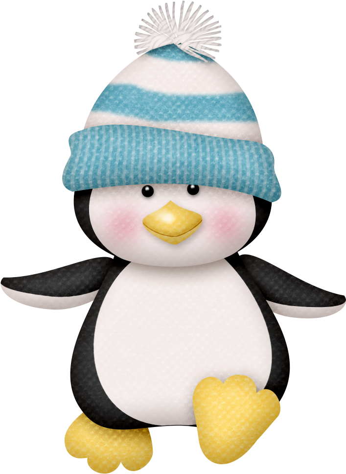 Lliella Penguin Png Pinterest Clip Art And - Xmas Penguin Clip Art (729x971), Png Download