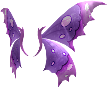 Violet Spring Butterfly Wings - Butterfly Wings Violet Png (420x420), Png Download