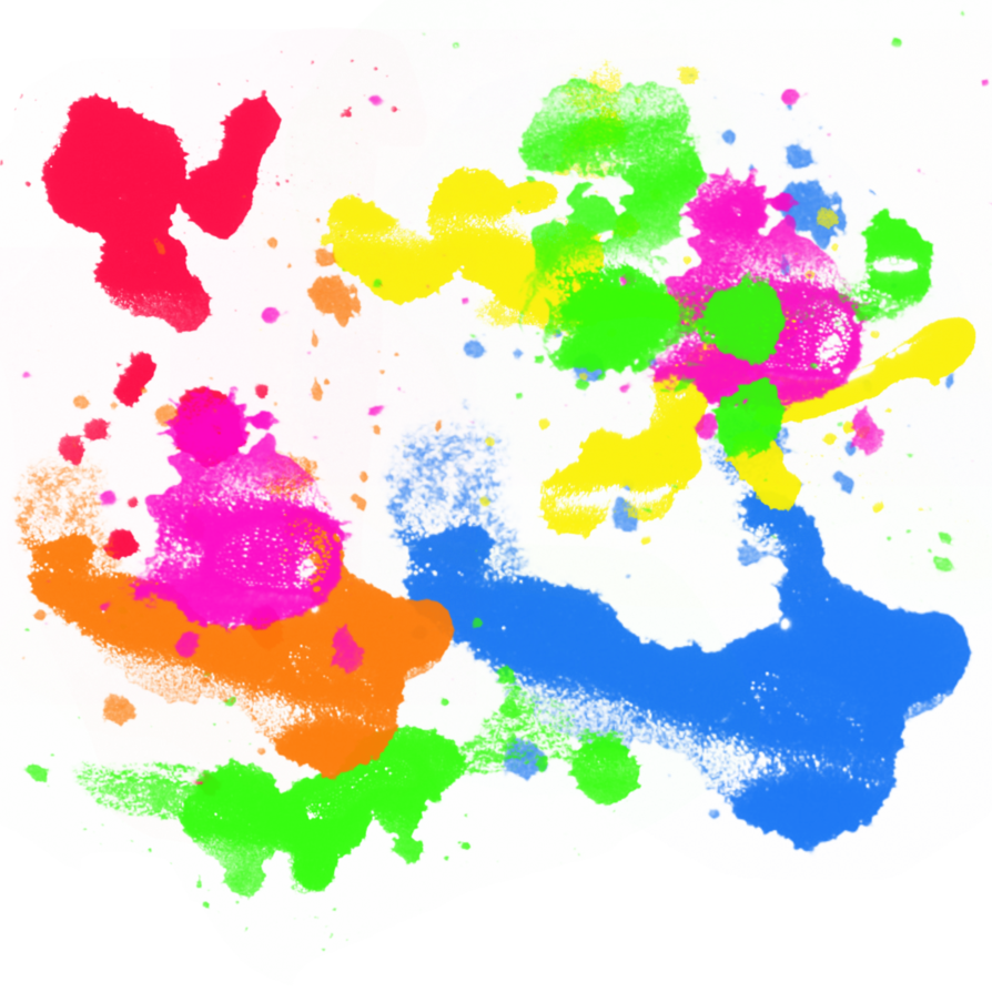 Color Splash Wall Art Unique Paint Splash Free Download - Color Splash Art Png (894x894), Png Download