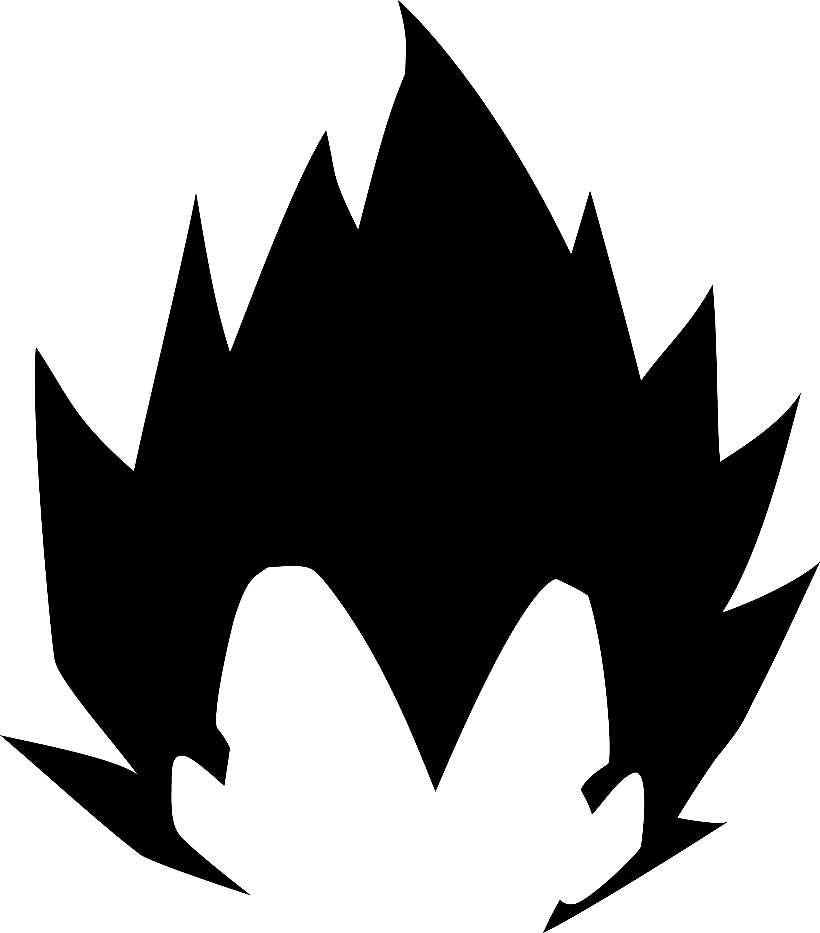 Vegeta - Mascaras De Dragon Ball (2770x3152), Png Download