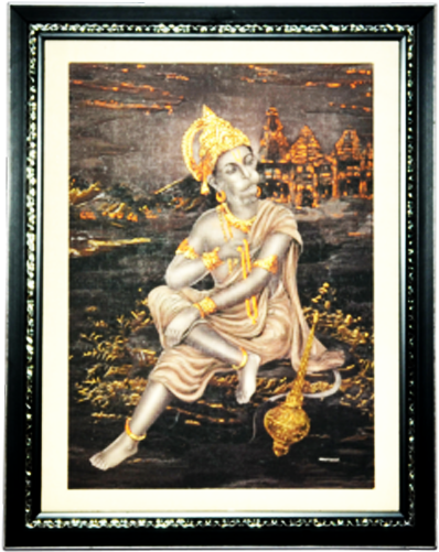 Hanuman Framed Wall Hanging Religious Ar - Religion (500x500), Png Download
