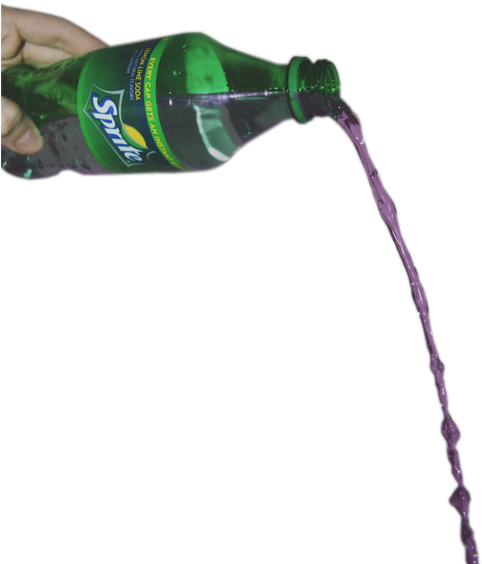 Dirty Purple Sprite Drank - Chromatic Aberration Effect (498x571), Png Download