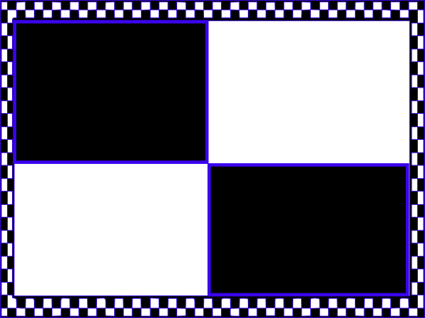 Black And White Watercolor Clipart - Pink Border Frame Png (600x450), Png Download